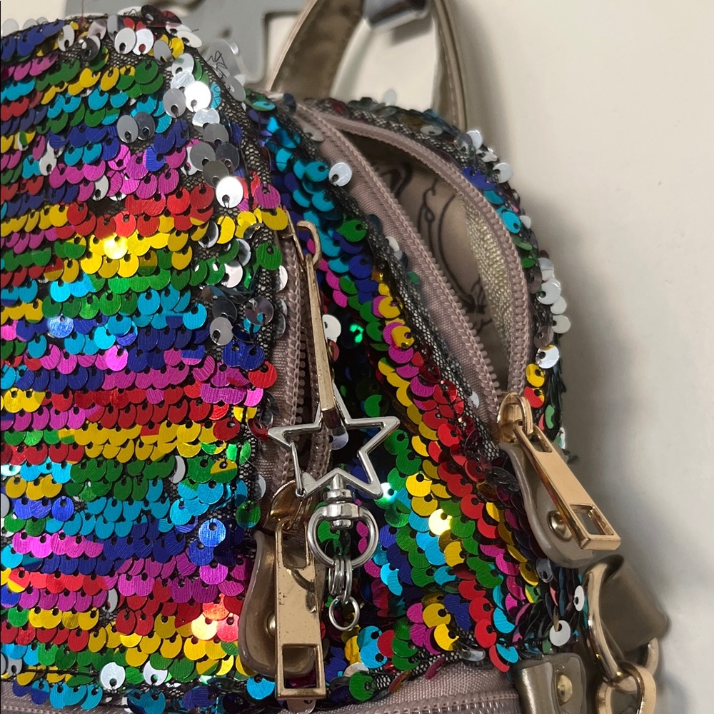 Colorful Sequin Backpack - Picture 3 of 14